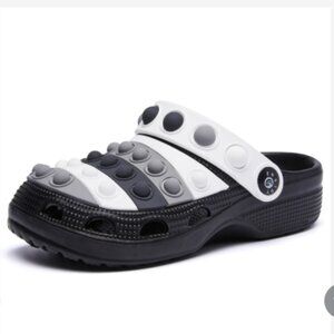 Engtoy Kids Clogs Boys Girls Garden Shoes Slip on Kids Slides Sandals Funny